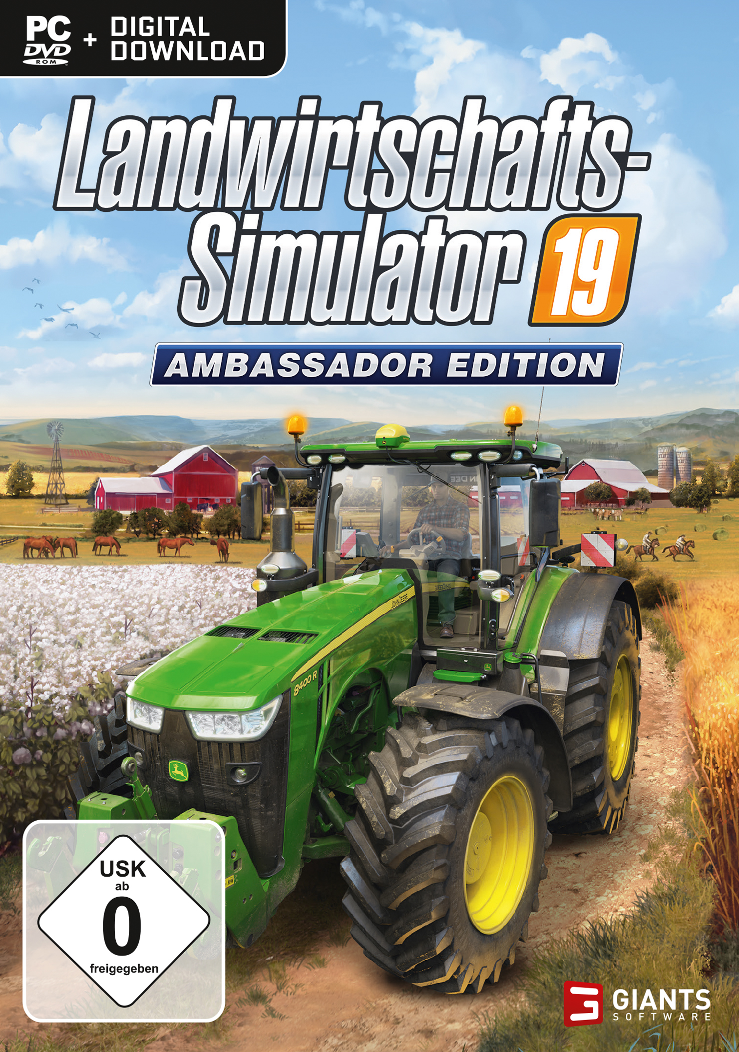 Landwirtschafts-Simulator 19 Ambassador Edition (Code in the Box)